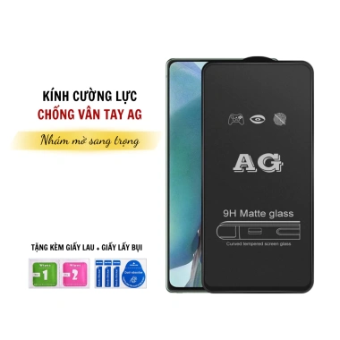 Kính cường lực nhám iPhone chống vân tay, full màn, hỗ trợ 6-12, giảm còn 19.502 8