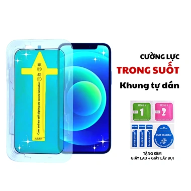Kính cường lực nhám iPhone chống vân tay, full màn, hỗ trợ 6-12, giảm còn 19.502 10