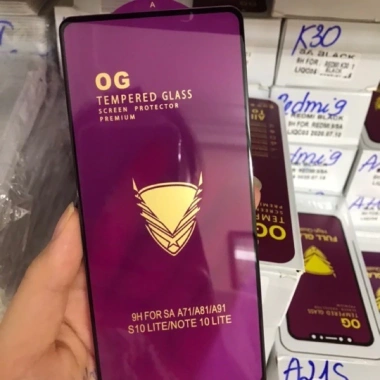 Kính cường lực OG tím iPhone 16/16 Pro/16 Plus/16 Pro Max - Giá chỉ 22.000đ