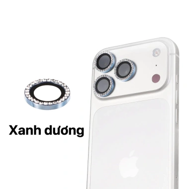 Kính cường lực ống kính đính đá AR HD cho iPhone 17/16/15/14/13/12/11 Pro Max - Siêu bền, chụp nét, giá chỉ 38.500 VND 10