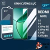 Kính Cường Lực Redmi Note 15 Pro, Note 14, Note 13 Pro 5G, Note 13 4G, Note 12 Pro – Trong Suốt Hãng GOR, Giá 85.000₫