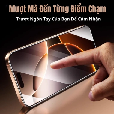 Kính Cường Lực Siêu Cứng Siêu Bền Khung Tự Dán Full Màn Đủ Hộp cho iPhone 13/14/15 Pro Max - Giá 70.000 5