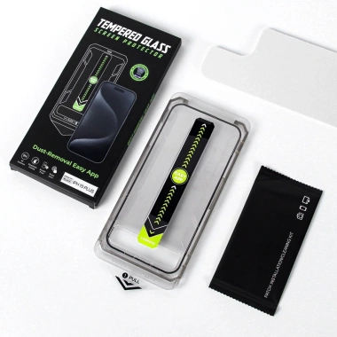 Kính Cường Lực TITAN cho iPhone X-17 Pro Max - Khung Tự Dán Dễ Dán, Chống Bụi, Chống Nứt Vỡ, Giá Chỉ 70.000₫