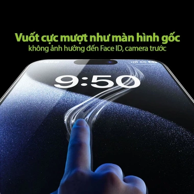Kính cường lực titan tự dán full viền cho iPhone X 11 12 13 14 15 16, bảo vệ cực mạnh, giảm giá 51.450 VND 7