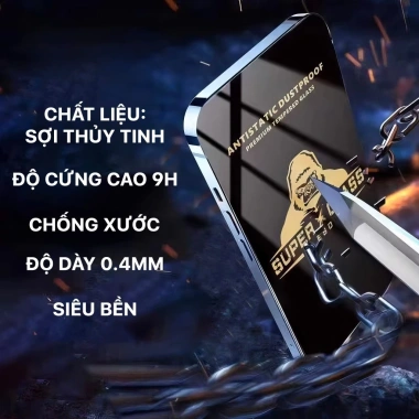 Kính cường lực trong suốt cho iPhone 17 Pro Max, 16/15/14/13/12/11 - Giá chỉ 48.500 VND 9