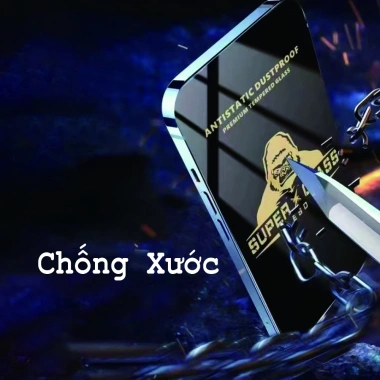 Kính Cường Lực Trong Suốt Nano 9H, Chống Vân Tay & Tĩnh Điện, Viền Cong 3D ESD KK SUPER GLASS – 30k 6
