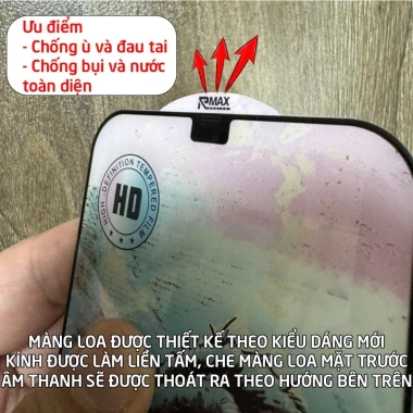 Kính Cường Lực Trong Suốt Nano Chống Vân Tay Full Viền iPhone 7‑15 Pro Max, Giá 8.880đ 3