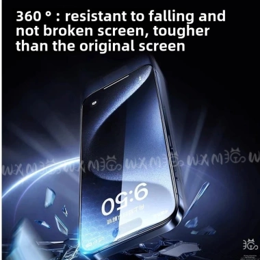 Kính Cường lực tự dán full màn, siêu cứng, chống bụi, không bám vân tay cho iPhone 17-11 Pro Max - Giá 57.500₫ 8
