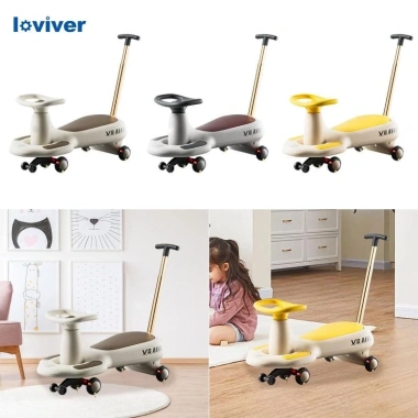 Kính Đi Xe Ô Tô Đồ Chơi Xoắn, Xe Lắc Lư Ngoài Trời Cho Trẻ 3+ Tuổi - Bé Trai Bé Gái