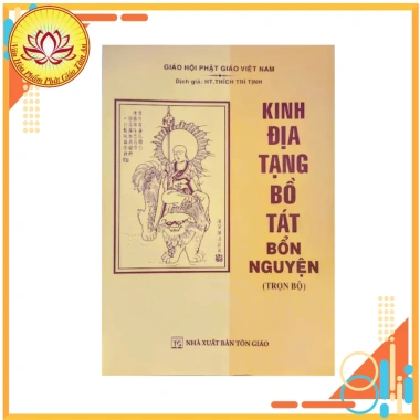 Kinh Địa Tạng Bồ Tát Bổn Nguyện trọn bộ bìa mềm - Giá ưu đãi 45.000đ, giảm từ 56.700đ