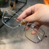Kính đọc sách +0~+400, khung vuông, chống ánh sáng xanh nam nữ cận thị - 71.280₫ 3