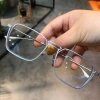 Kính đọc sách +0~+400, khung vuông, chống ánh sáng xanh nam nữ cận thị - 71.280₫ 4