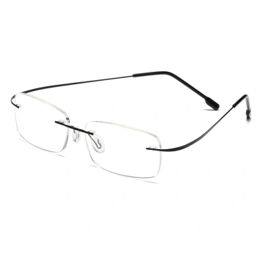 Kính đọc sách không khung hợp kim titan chống ánh sáng xanh, siêu nhẹ co giãn, bảo vệ mắt từ +0° tới +400° 3