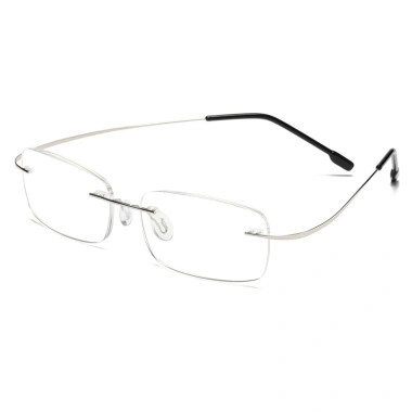 Kính đọc sách không khung hợp kim titan chống ánh sáng xanh, siêu nhẹ co giãn, bảo vệ mắt từ +0° tới +400° 4