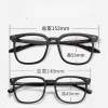 Kính đọc sách siêu nhẹ khung lớn màu đen mờ +0~+400°, chống ánh sáng xanh, nam nữ – 46.440₫ 6