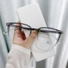 Kính đổi màu cận thị chống ánh sáng xanh, khung lớn màu nâu mát mẻ cho nữ, nam, học sinh - 59.400₫ 5
