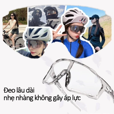 Kính đổi màu chống bụi, tia UV, bảo hộ thể thao ngoài trời - Giá chỉ 75.000 3 Kính đổi màu chống bụi, tia UV, bảo hộ thể thao ngoài trời - Giá chỉ 75.000 3