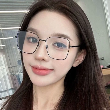 Kính Giả Cận Nam Nữ VIENDO Gọng Kim Loại Vuông Đổi Màu Chống UV - Giá 149k 10