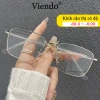 Kính Giả Cận Nam Nữ VIENDO Gọng Vuông Kim Loại Đổi Màu Chống Ánh Sáng Xanh UV - Các Độ 1.0-6.0