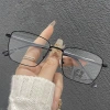 Kính Giả Cận Nam Nữ VIENDO Gọng Vuông Kim Loại Đổi Màu Chống Ánh Sáng Xanh UV - Các Độ 1.0-6.0 2