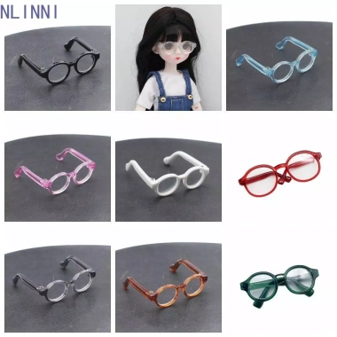 Kính gọng tròn NLINNI Mini Búp Bê - Thu nhỏ nhiều màu, phụ kiện nhựa thời trang trẻ em 39.6k