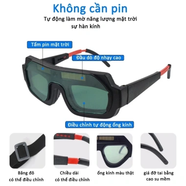 Kính hàn TAYO tự động làm tối chống chói, cho thợ hàn hồ quang Argon – 49.000₫ 5