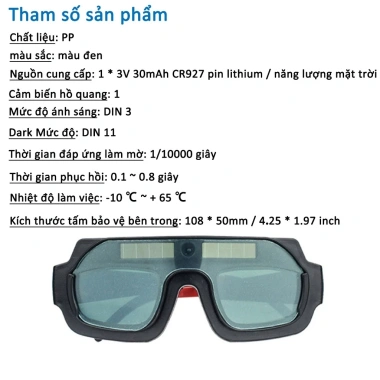 Kính hàn TAYO tự động làm tối chống chói, cho thợ hàn hồ quang Argon – 49.000₫ 7