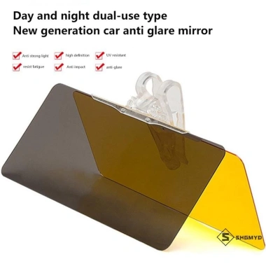 Kính HD Chống UV Ban Ngày Đêm 1PC Che Lóa Kẹp Xoay Gương Lái Xe Ô Tô Dễ Lắp Đặt