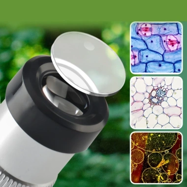 Kính hiển vi LED 100-1.200X Hrtyvhin - Giáo dục khoa học cho trẻ, thí nghiệm tại nhà