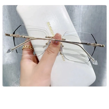 Kính Không Gọng Chống Tia Bức Xạ Unisex - Bảo Vệ Mắt, Giá Ưu Đãi 72.360₫