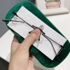 Kính không gọng kim loại siêu nhẹ, chống tia bức xạ, retro cho nam nữ - 49.680đ 3