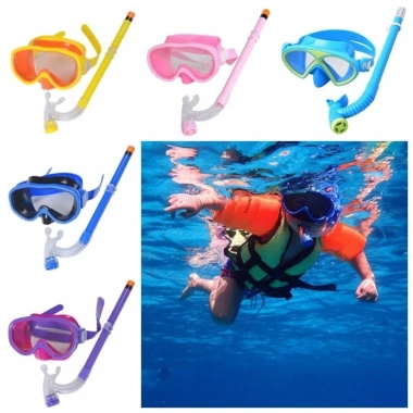 Kính Lặn Trẻ Em Chống UV + Ống Thở Khô Thể Thao Dưới Nước - Giá ưu đãi 183.384 VND