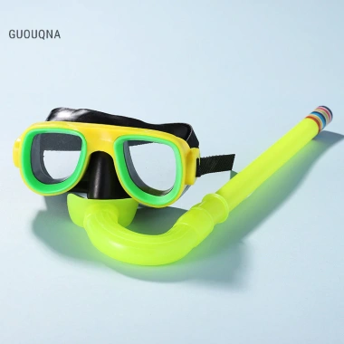 Kính lặn trẻ em Guouqna HD - Bộ ống thở, khung lớn, bảo vệ mắt, giảm giá 84.240đ