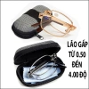 Kính lão đọc báo gấp gọn gọng kim loại, đo +05‑+4 độ, kính mắt viễn thị bền đẹp cho người già 35.000 VND