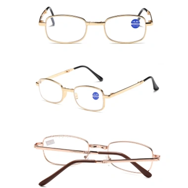 Kính lão đọc báo gấp gọn gọng kim loại, đo +05‑+4 độ, kính mắt viễn thị bền đẹp cho người già 35.000 VND