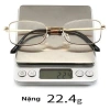Kính lão đọc báo gấp gọn gọng kim loại, đo +05‑+4 độ, kính mắt viễn thị bền đẹp cho người già 35.000 VND 6