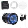 Kính lúp 10x sạc lại LED, tỷ lệ, điều chỉnh độ dài - Ánh sáng mạnh, phù hợp trang sức