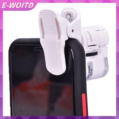 Kính lúp điện thoại E-WOITD 60X đa năng LED kẹp camera vi mô HNVN – Siêu nét tiện lợi 2