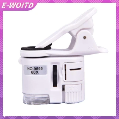 Kính lúp điện thoại E-WOITD 60X đa năng LED kẹp camera vi mô HNVN – Siêu nét tiện lợi 5