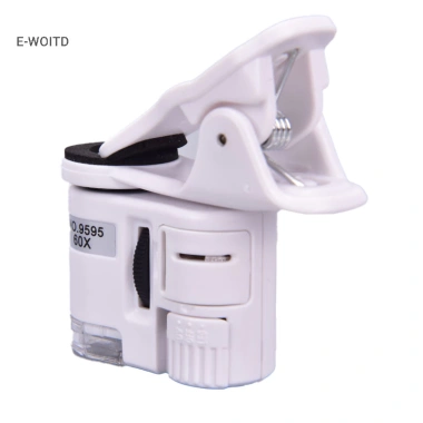 Kính lúp điện thoại E-WOITD 60X đa năng LED kẹp camera vi mô HNVN – Siêu nét tiện lợi 9