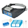 Kính lúp không dây POOP mũ mở rộng 4 LED, phóng đại điều chỉnh cho sửa chữa phức tạp 9
