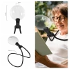 Kính lúp ZYJC 3X-10X rảnh tay, treo cổ, điều chỉnh độ phân giải, màu đen bền, di động 2