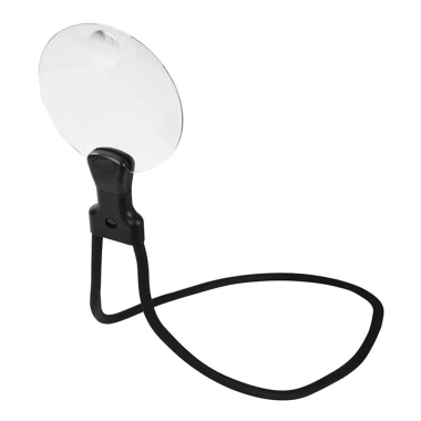Kính lúp ZYJC 3X-10X rảnh tay, treo cổ, điều chỉnh độ phân giải, màu đen bền, di động 10