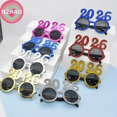 Kính Mắt 2.026 Kim Cương Lấp Lánh - Cosplay Xmas Trang Trí Tiệc Chống Đỡ Năm Mới 2