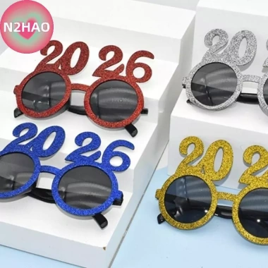 Kính Mắt 2.026 Kim Cương Lấp Lánh - Cosplay Xmas Trang Trí Tiệc Chống Đỡ Năm Mới 3