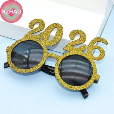 Kính Mắt 2.026 Kim Cương Lấp Lánh - Cosplay Xmas Trang Trí Tiệc Chống Đỡ Năm Mới 11