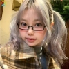 Kính mát anime hình chữ nhật nửa khung điều chỉnh, cosplay và thời trang, chỉ 47.455 VND 3