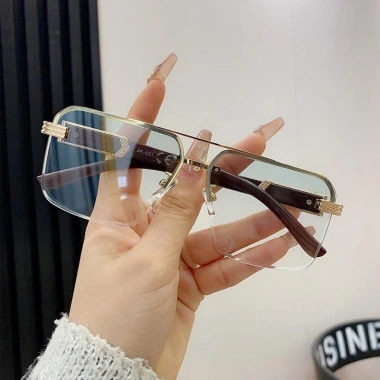 Kính mát cao cấp MOYENNE phong cách du lịch công tác, vân gỗ cổ điển giảm 21%