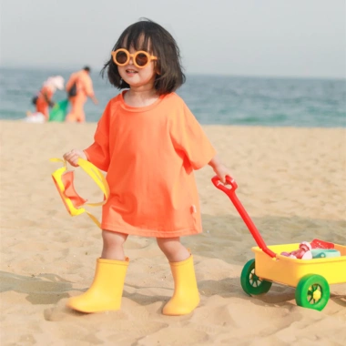 Kính mát cho bé gọng tròn Vintage chống tia UV - KM001 giảm giá 24.000₫