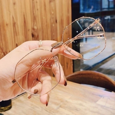Kính Mát Đa Giác Chống Ánh Sáng Xanh Dương -0°~400° Cho Nam Nữ, Thời Trang